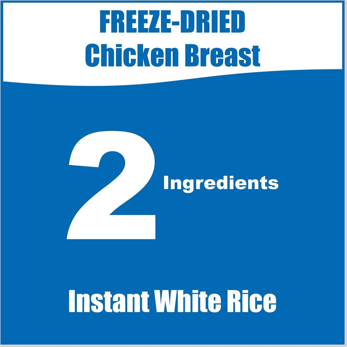 Whole Life Recover Chicken and Rice Dog Freeze-Dried Treats， 16-oz bag