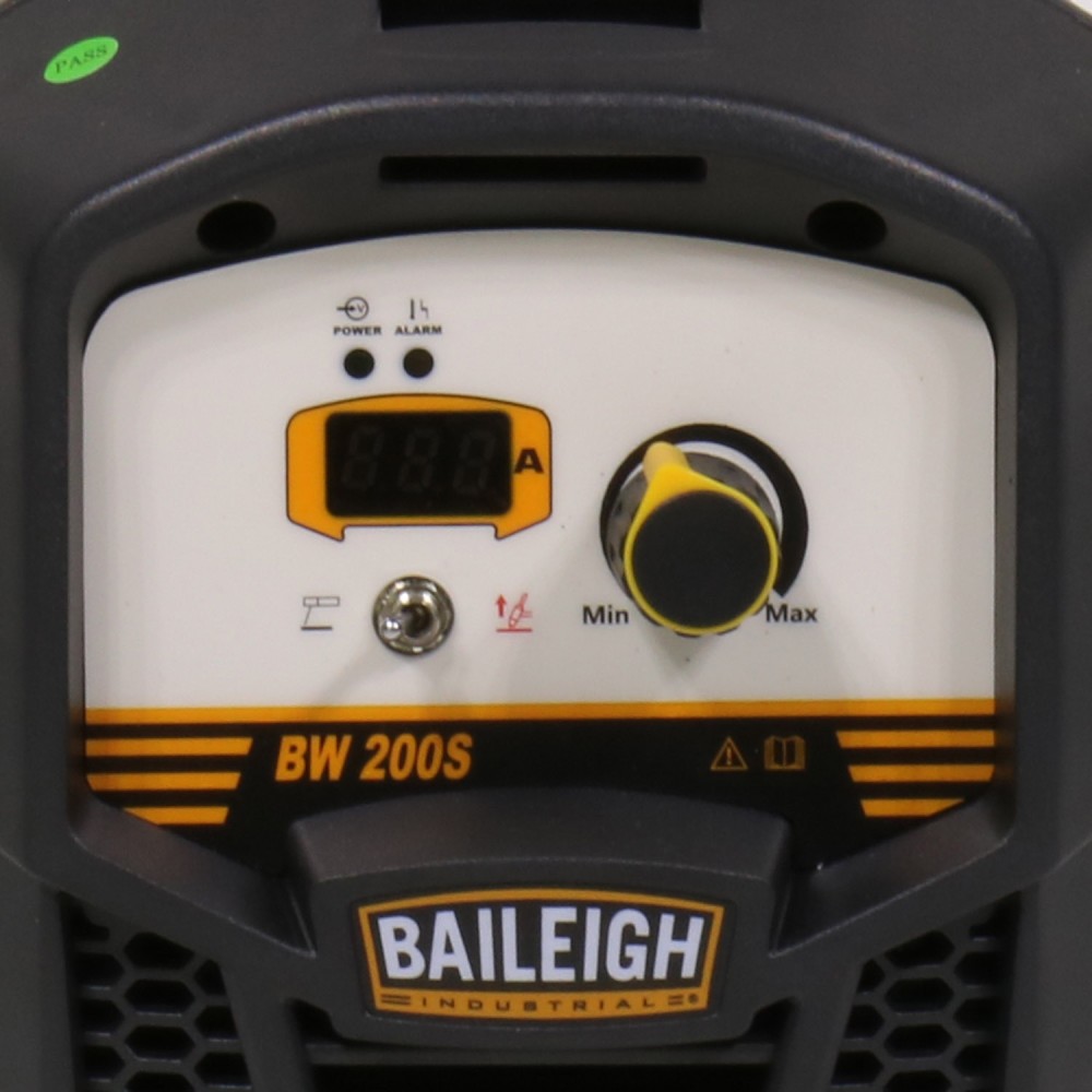 Baileigh BW-200S Dual Voltage Inverter Stick (SMAW) Welder 200A ;