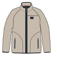 Fairbanks Full Zip Recycled Sherpa Fleece - Oatmeal