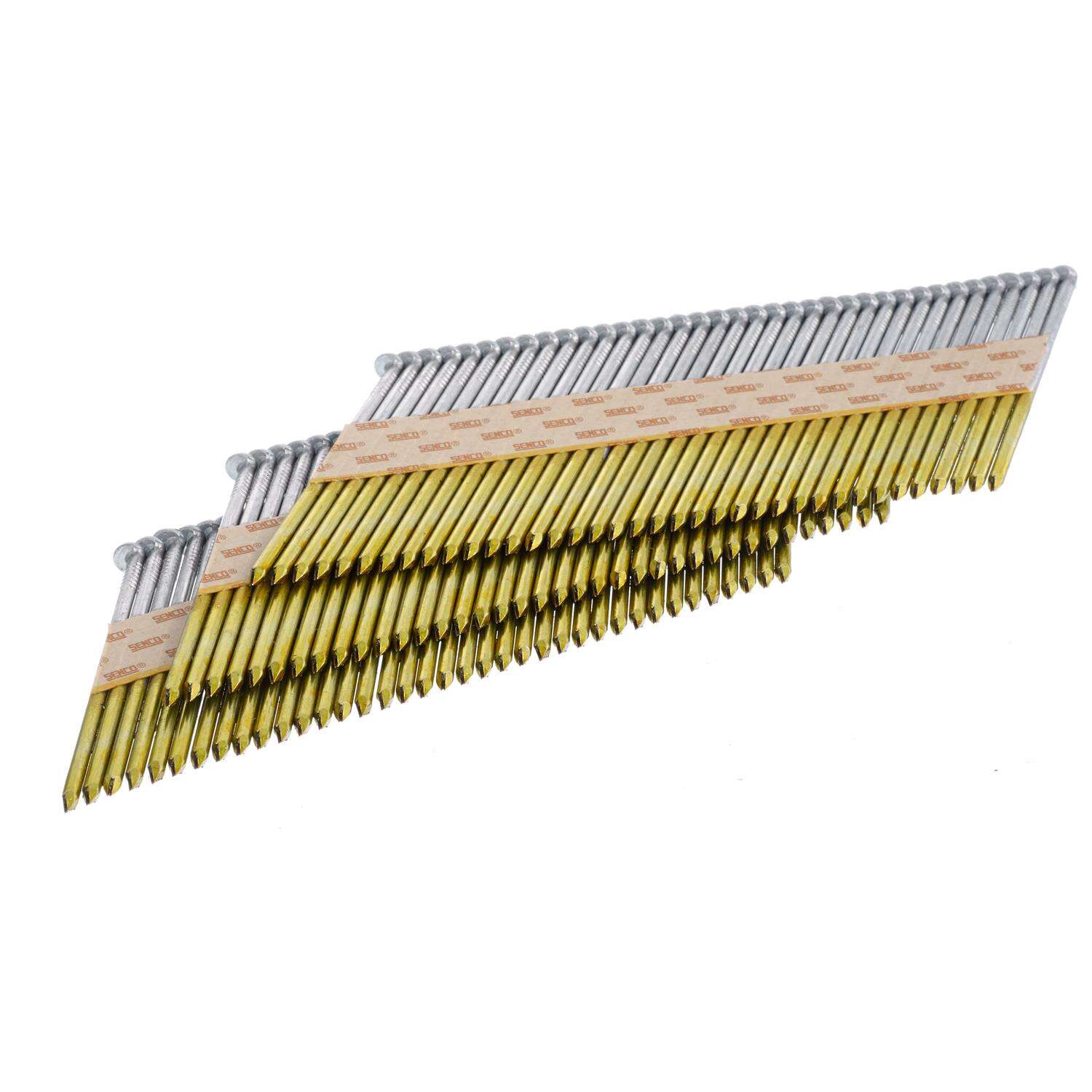 Senco ProHead 3-1/4 in. 16 Ga. Angled Strip Hot-Dip Galvanized Framing Nails 34 deg 2，500 pk