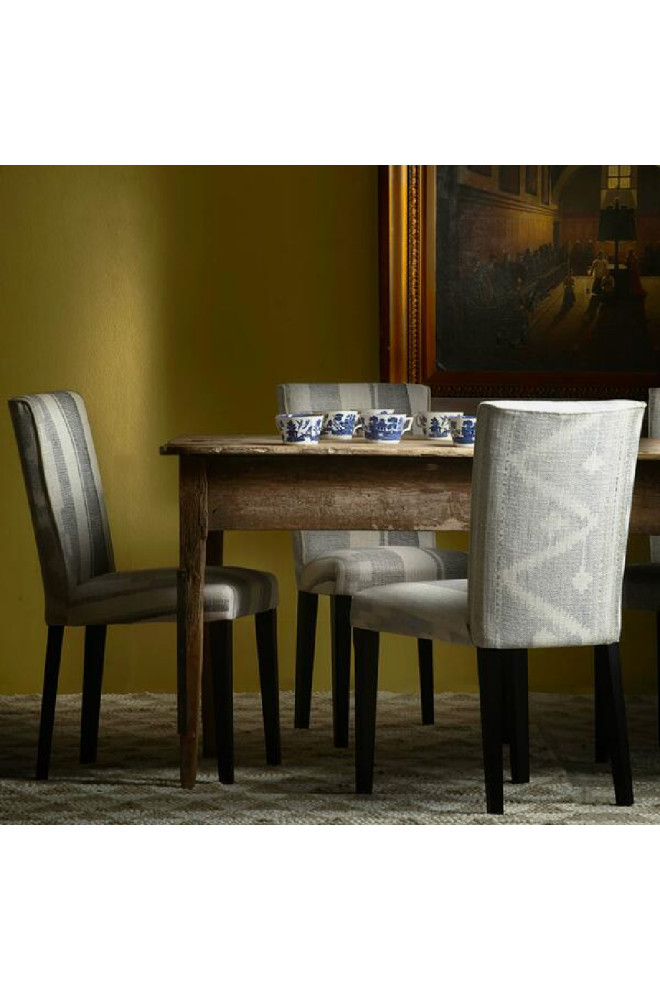 Patterned Fabric Upholstered Dining Chair  Andrew Martin Addington   Transitional   Dining Chairs   by Oroa   Distinctive Furniture  Houzz