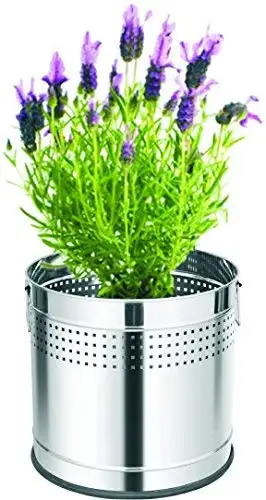 Factory Supply Garden Wholesale Iron Metal Planters   Flower Plant Pot Indoor Decor Modern Big Large