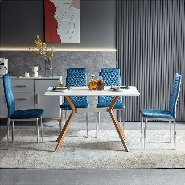 Modern simple style dining chair set of 4