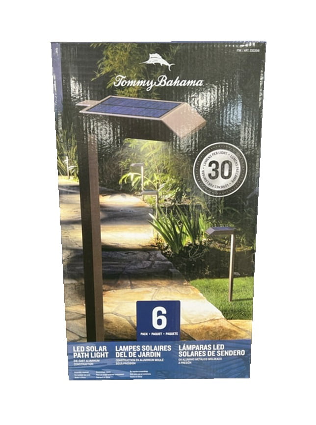 Tommy Bahama Solar LED Path Light (Pack of 6)