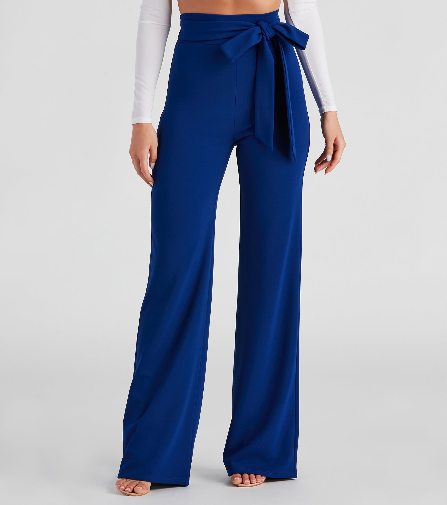 Sealed With Style Tie-Front Pants