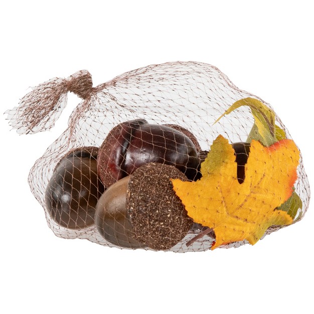 Northlight 10 piece Fall Harvest Artificial Acorns And Maple Leaves Decoration Set