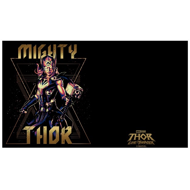 Marvel Thor Love And Thunder Mighty Thor Jane Foster Stainless Steel Water Bottle