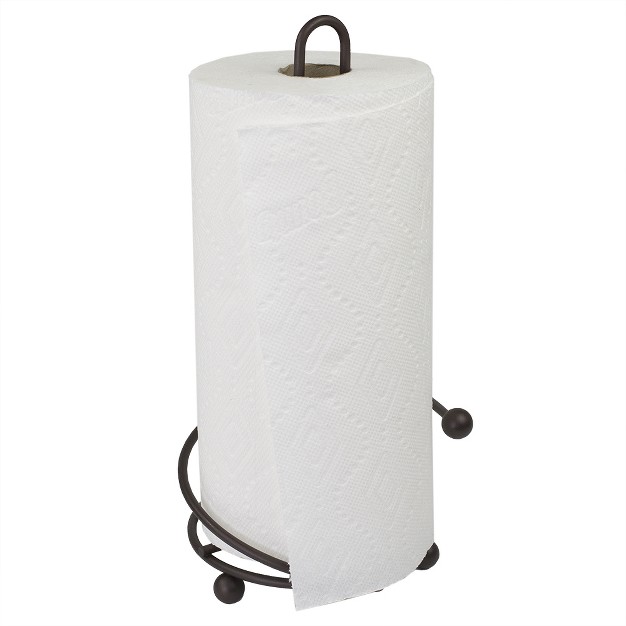 Home Basics Wire Collection Paper Towel Holder Bronze