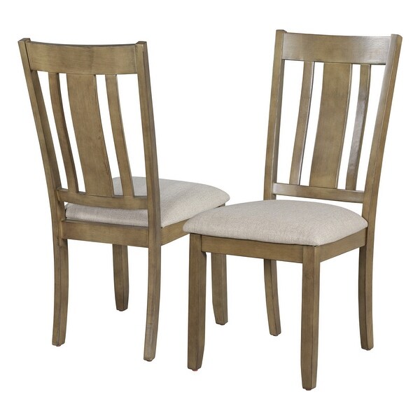 4 ergonomic wooden kitchen dining room chairs， set of 4