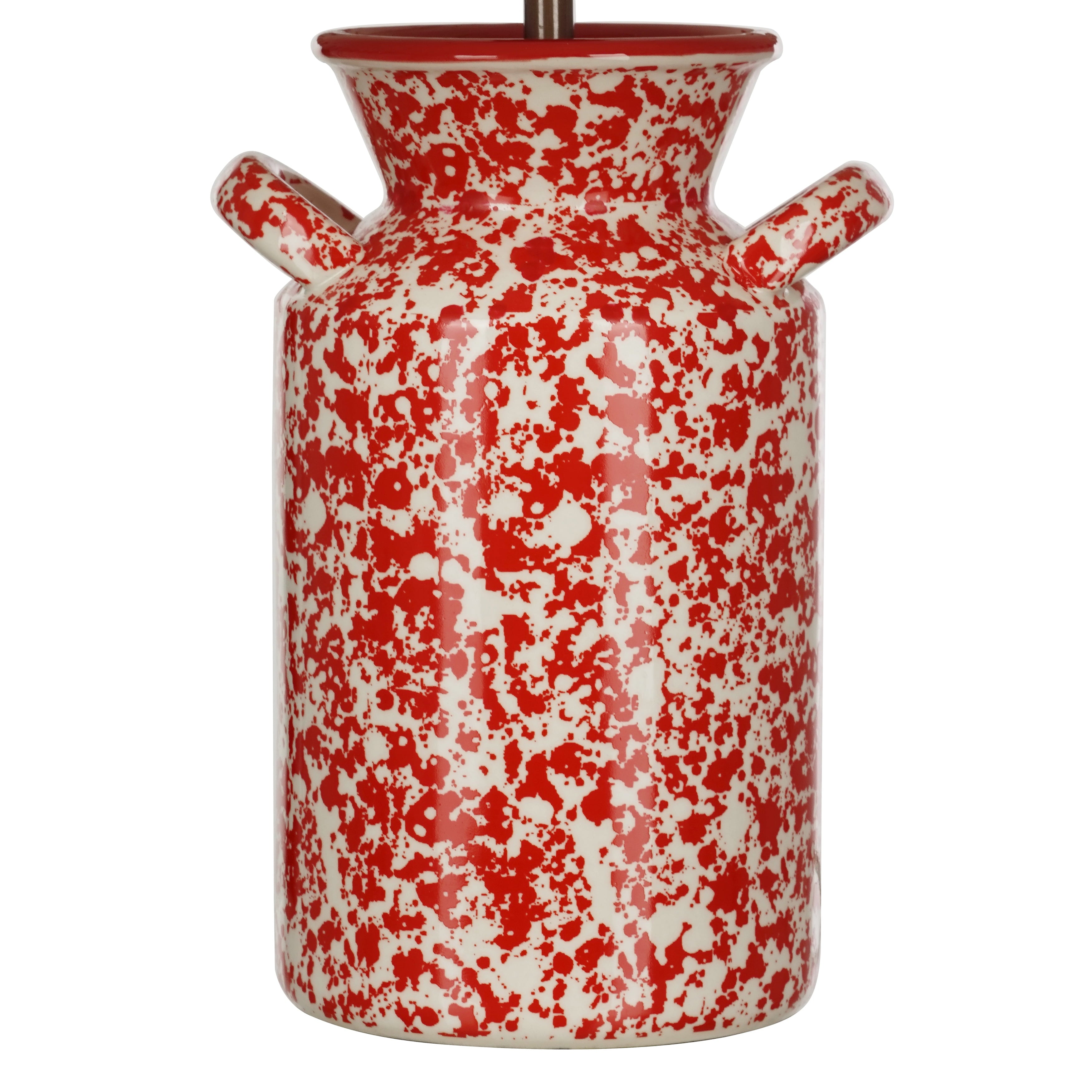 The Pioneer Woman Country Splatter Table Lamp, Red Finish with LED Bulb Included