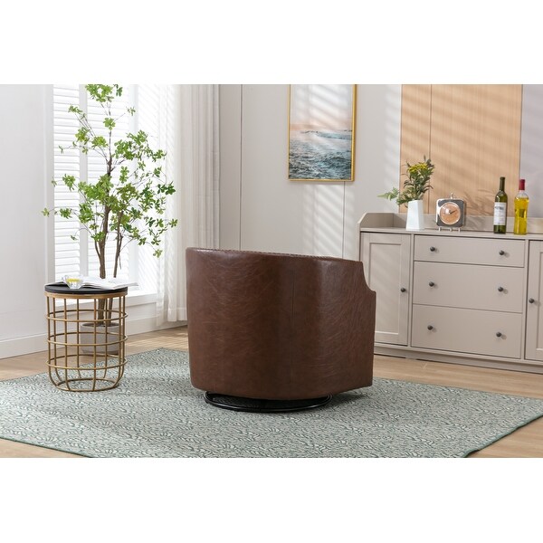 Swivel Chair Living Room Nailheads Accent Chairs， Coffee