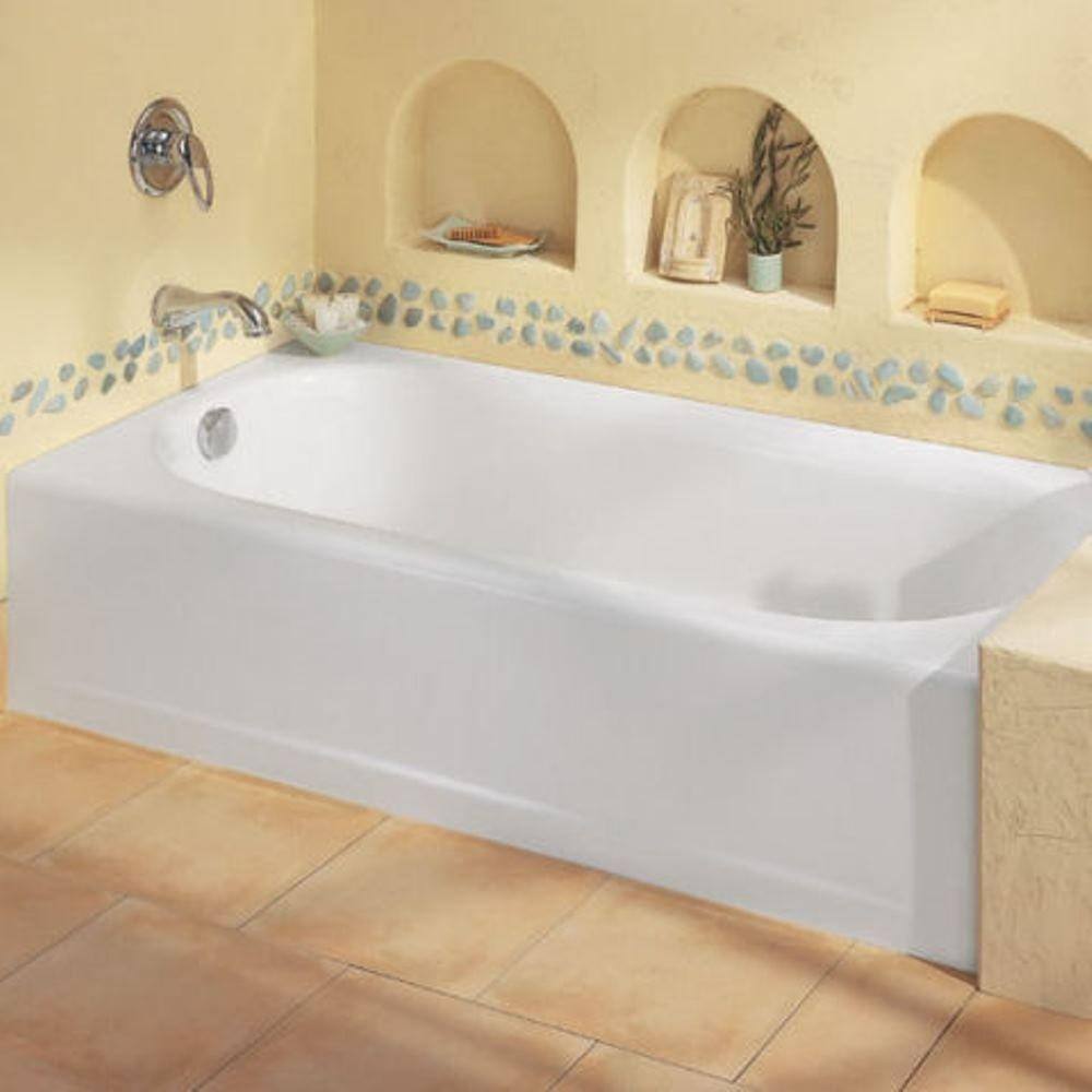 American Standard Princeton 60 in. x 30 in. Soaking Bathtub with Right Hand Drain in Linen 2391.202.222