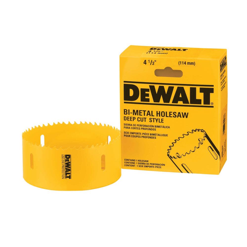 DEWALT 4 1/2 Hole Saw