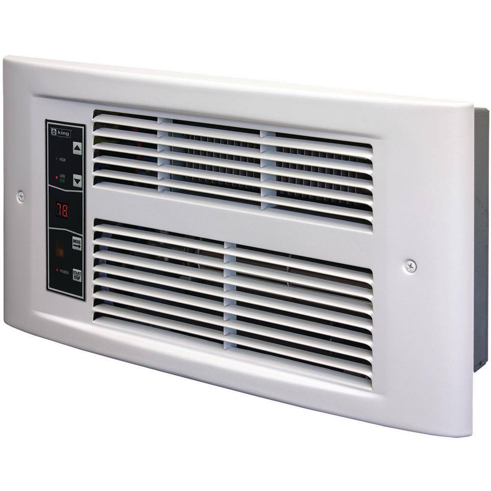 KING PX Eco 120-Volt 1500-Watt Electric Wall Heater in White Dove PX1215-ECO-WD-R