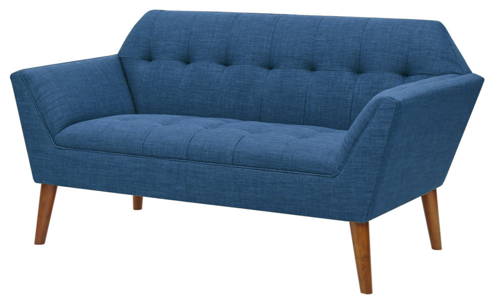 INK+IVY Newport Loveseat   Midcentury   Loveseats   by Olliix  Houzz