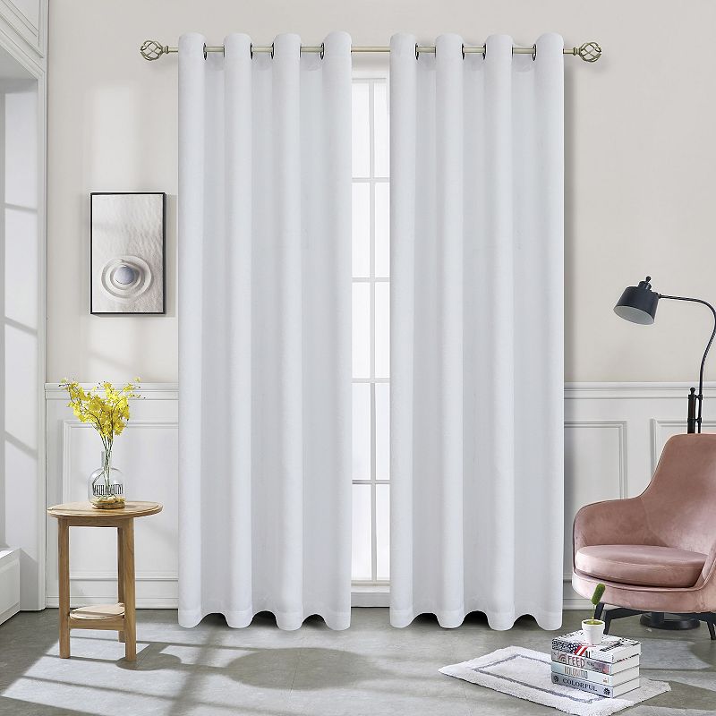 Prelude Embossed Blackout 1-panel Window Curtain