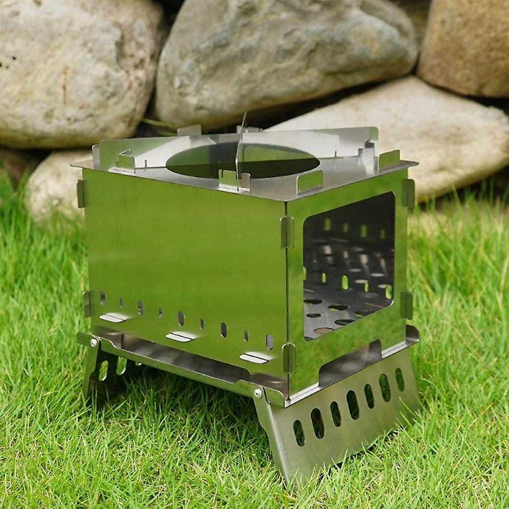 Outdoor Portable Bbq Grill Folding Barbecue Grill Stainless Steel Bbq Grill For  Picnics Cooking Camping