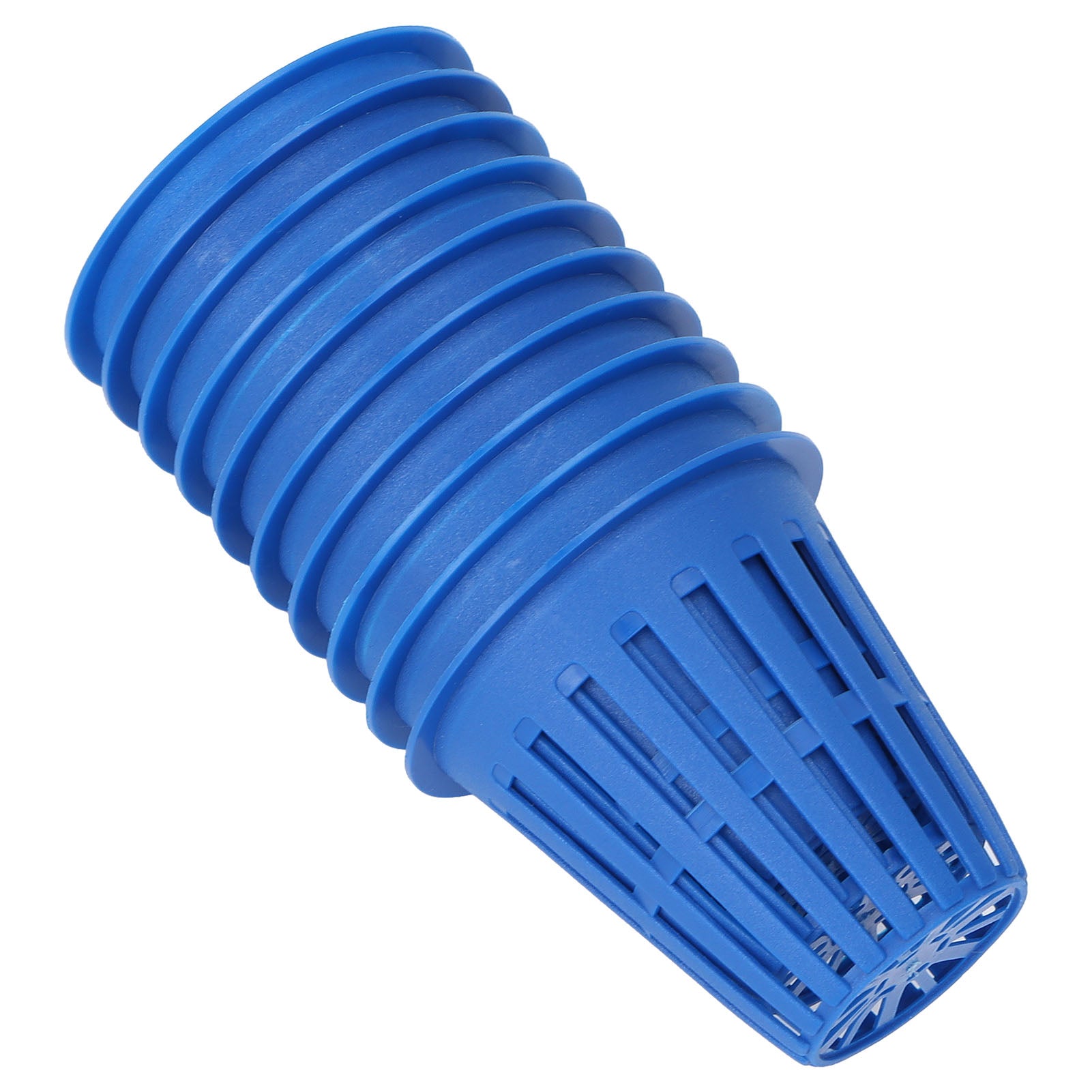 Planting Basket， Durable 10PCS Plastic Plant Mesh Cup Multipurpose  For Hydroponic For Garden Blue