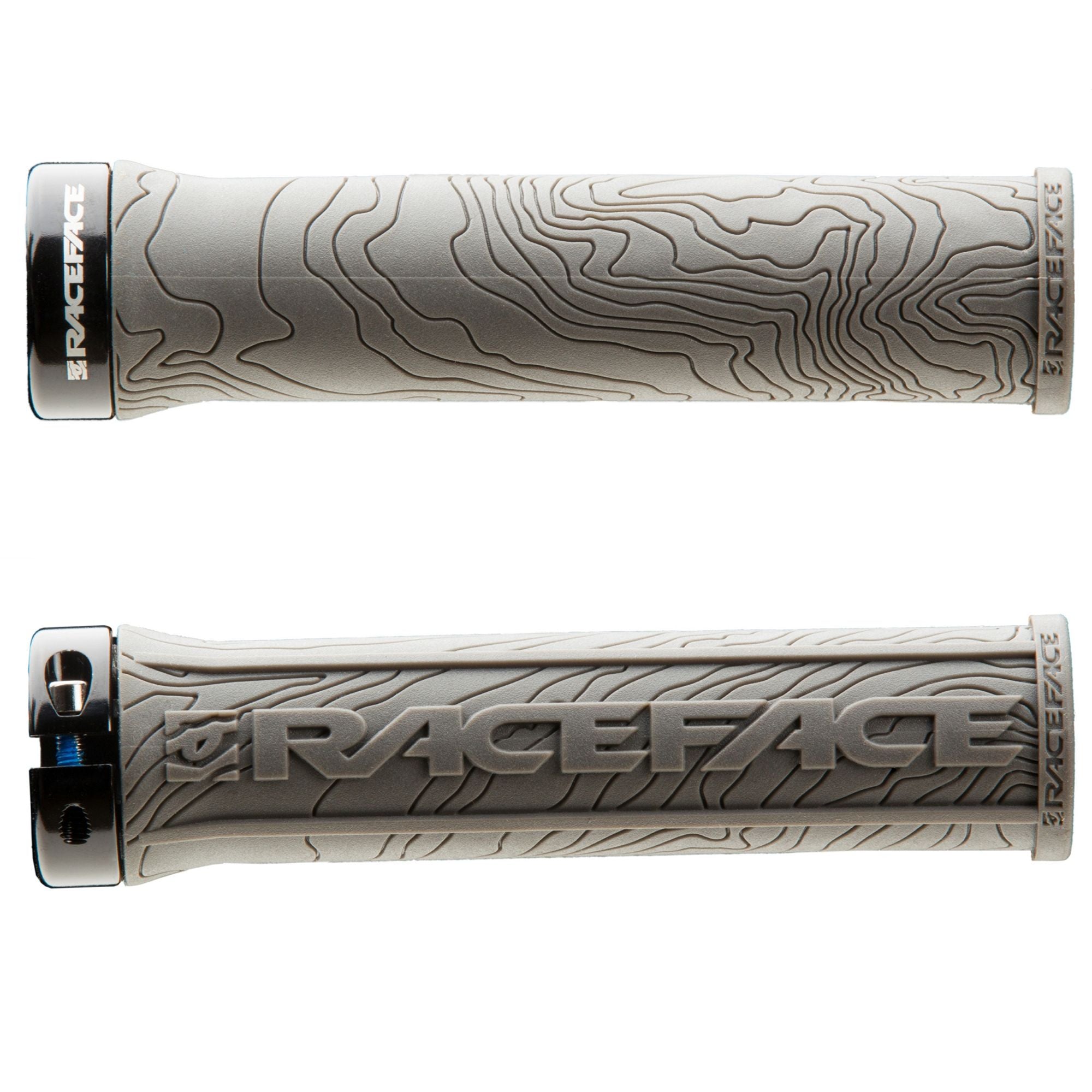Race Face Half Nelson Lock-On Grips - Grey