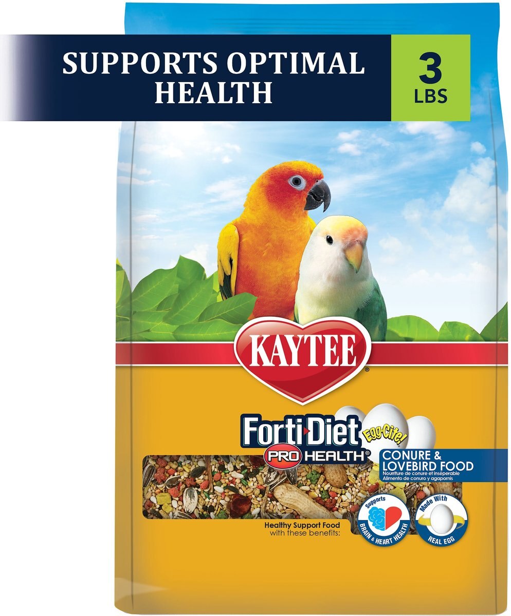 Kaytee Egg-Cite! Forti-Diet Pro Health Conure and Lovebird Food