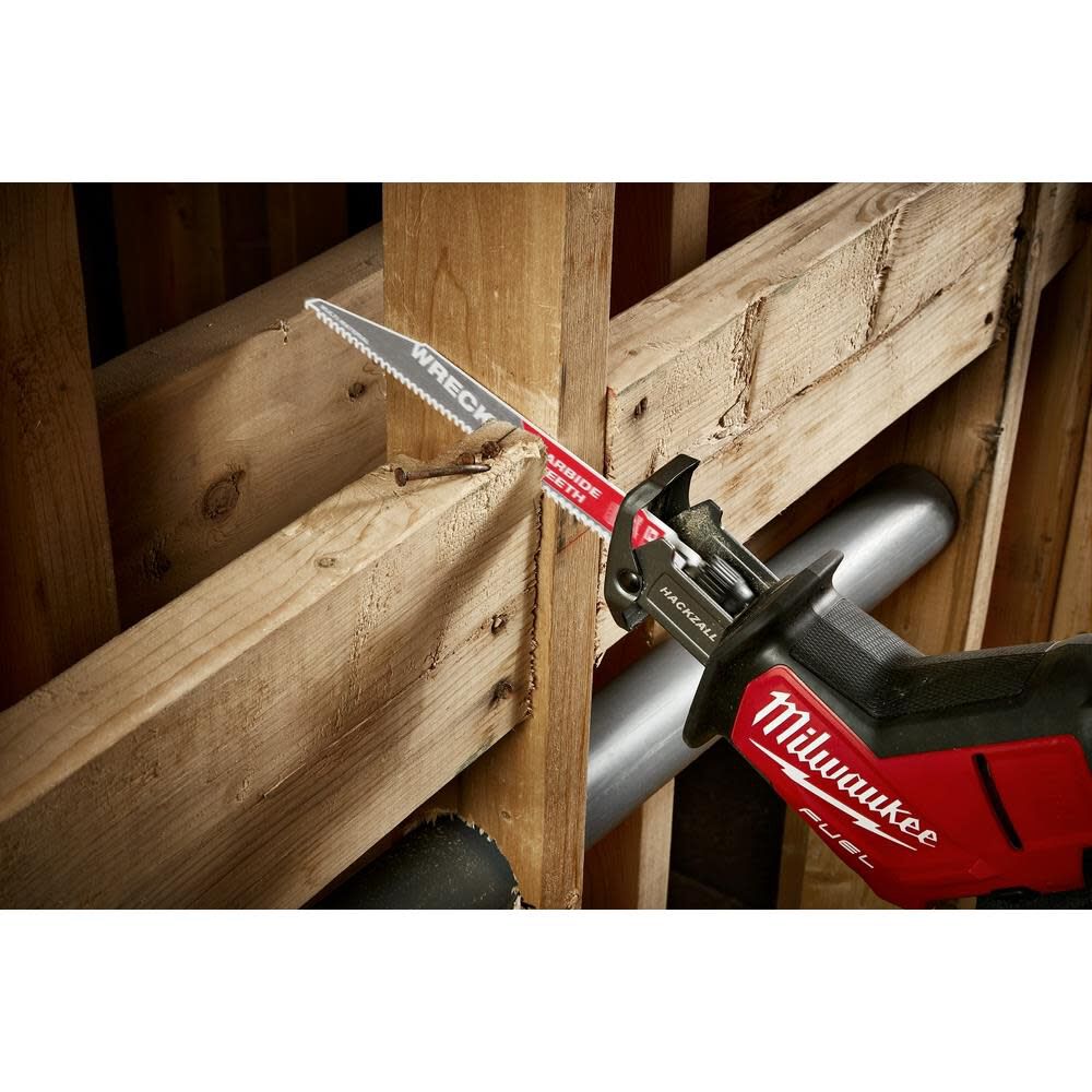 Milwaukee 12" 6 TPI THE WRECKER with Carbide Teeth SAWZALL Blade 3PK 48-00-5343 from Milwaukee