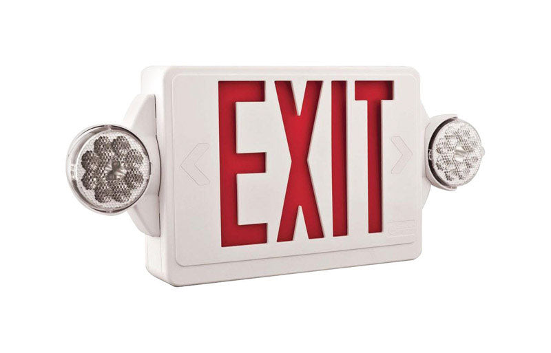 LED EXIT UNIT COMBO RED