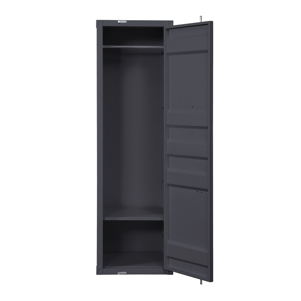 Cargo Wardrobe (Single Door)  Gunmetal 20\