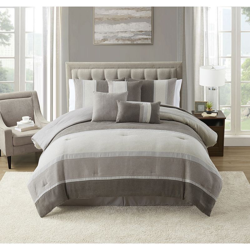 Sweet Home Collection Harvey Suede Comforter Set with Shams