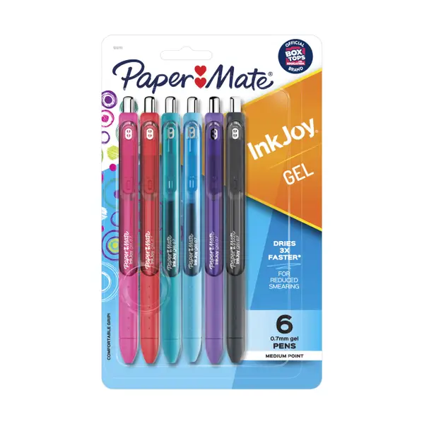 Paper Mate InkJoy Gel 6-Pack 0.7mm Pens