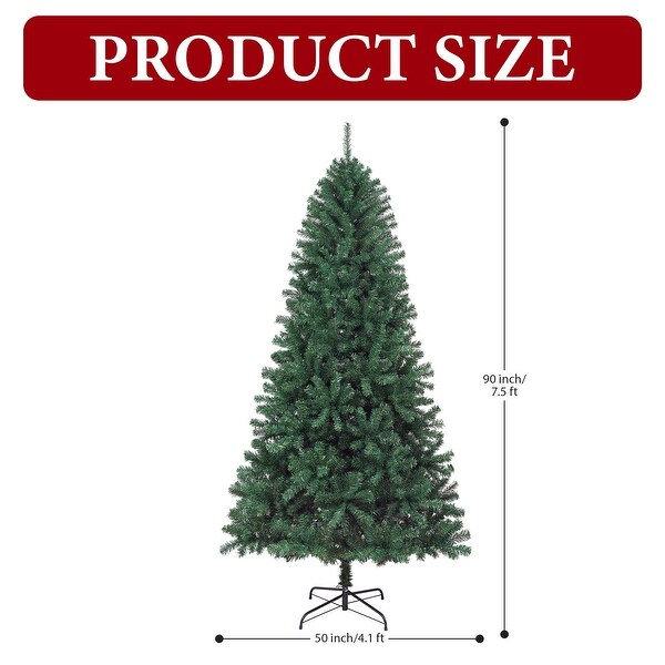 Artificial Christmas Trees With Foldable Metal Stand (6 / 7.5 / 9 ft.)