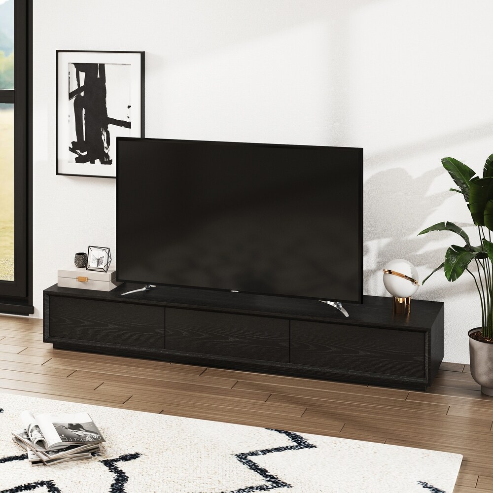 70 inch Modern Wooden TV Stand Media console with 3 Drawers