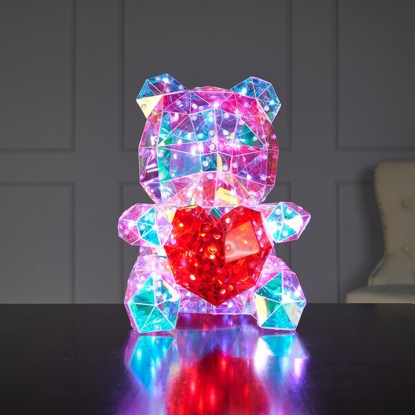 Charming PET Bear LED Lights: Delightful Glow Powered by USB