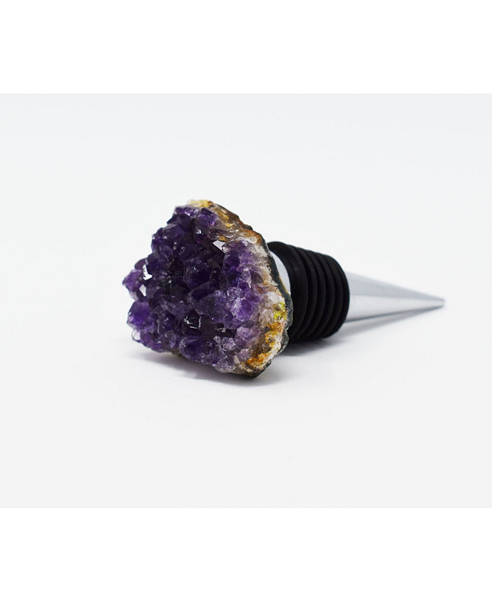 Nature's Decorations - Wine Stopper with Amethyst