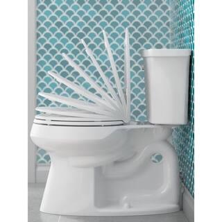 KOHLER Highline Arc the Complete Solution 2-Piece 1.28 GPF Single Flush Elongated Toilet in White Seat Included (6-Pack) K-78279-6-0