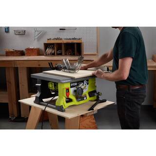 RYOBI 13 Amp 8-14 in. Compact Portable Corded Jobsite Table Saw (No Stand) RTS08