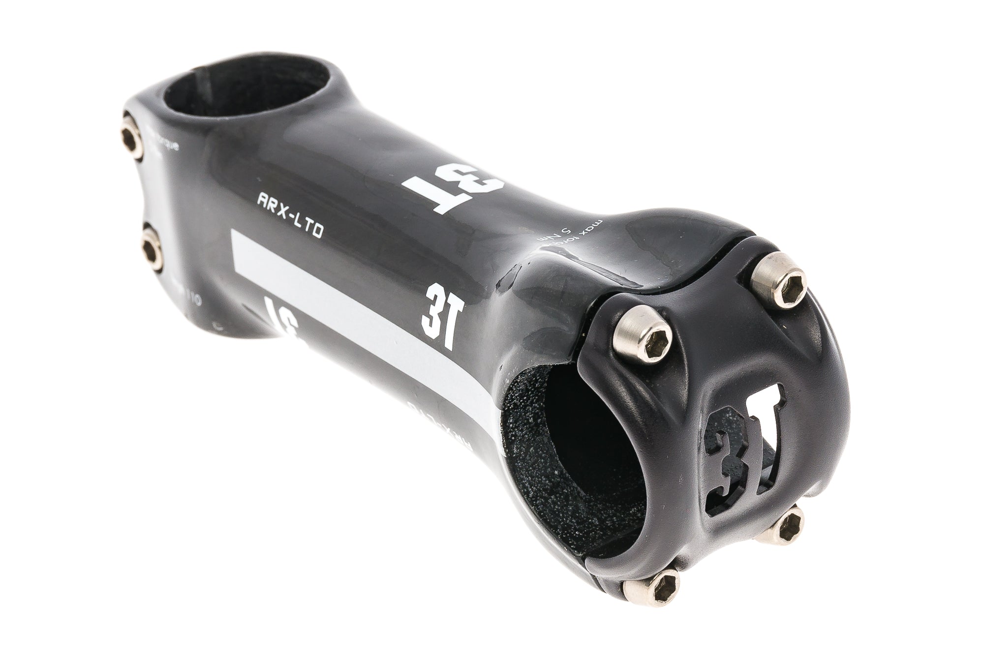 3T ARX-LTD Carbon Stem 31.8mm Clamp 110mm 6 Degree Black/Silver