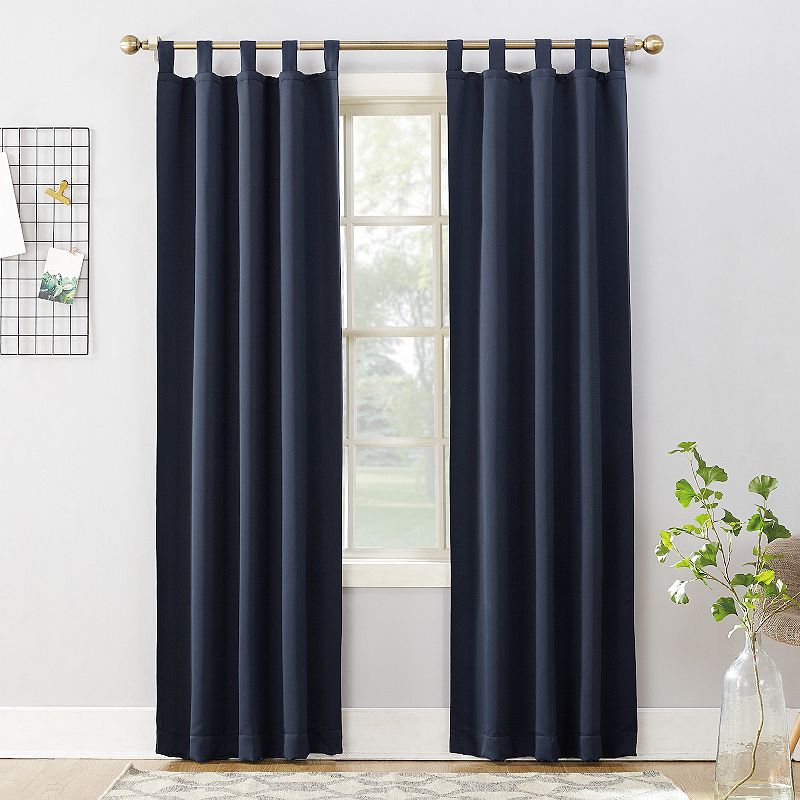 Sun Zero Ludlow Blackout Tab Top Window Curtain