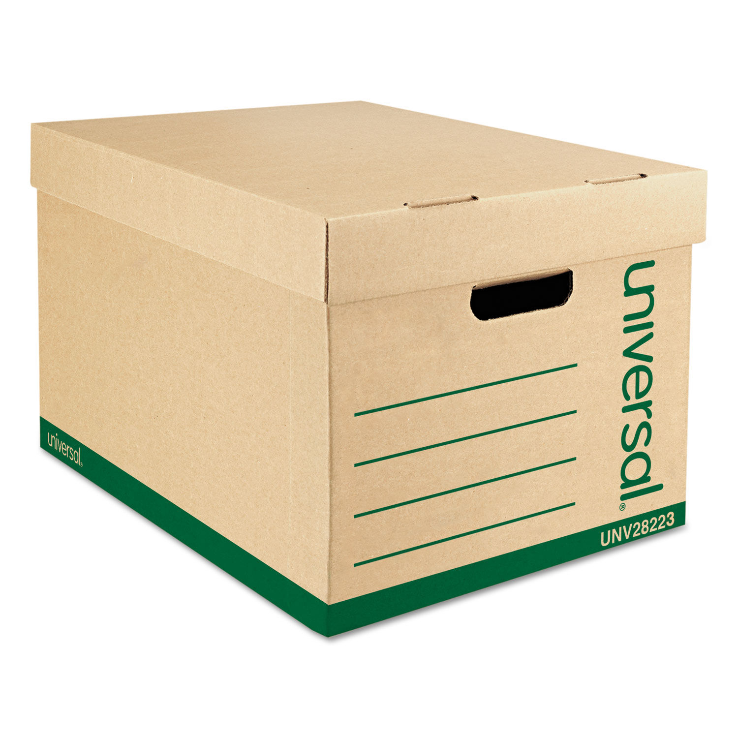 Recycled Medium-Duty Record Storage Box by Universalandreg; UNV28223