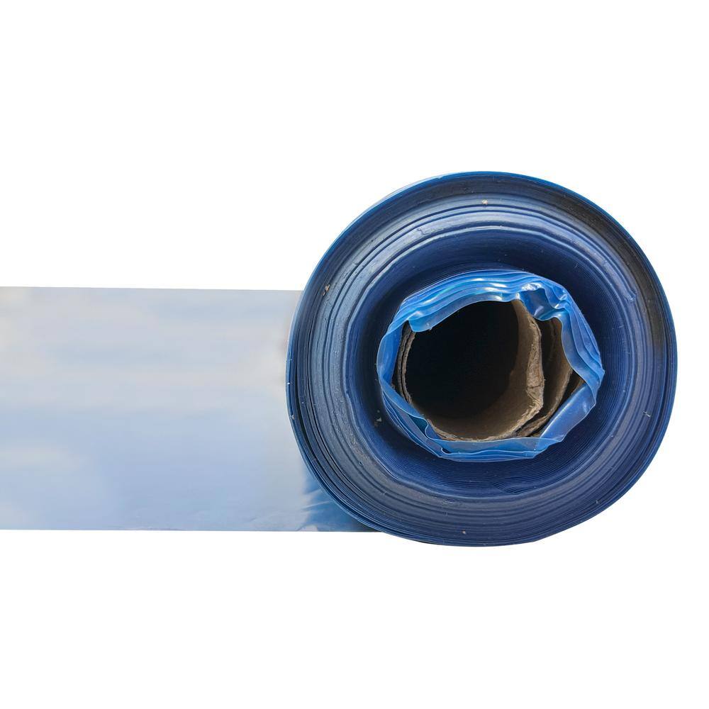 Proteco 100 sq. ft. 3-1516 ft. x 25-716 ft. x 6mil Blue Polyethylene Moisture Barrier and Vapor Barrier underlayment DKM-6MB