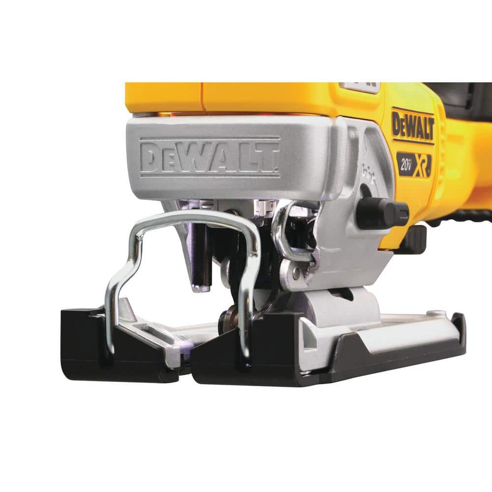 DEWALT 20V MAX Lithium-Ion Cordless Brushless Router, 20V Brushless Jigsaw, and (1) 20V 4.0Ah Battery DCW600BW334240