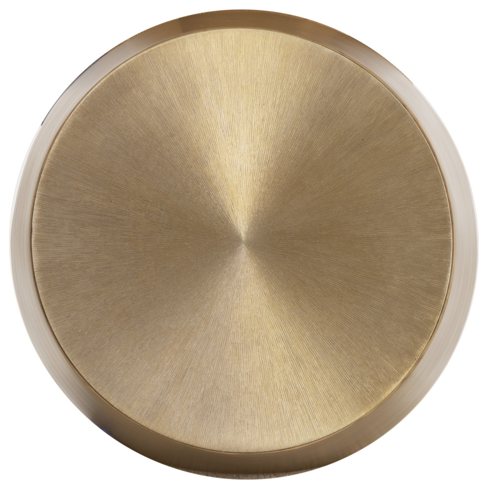 Creed Side Table Antique Gold   Contemporary   Side Tables And End Tables   by Sunpan Modern Home  Houzz