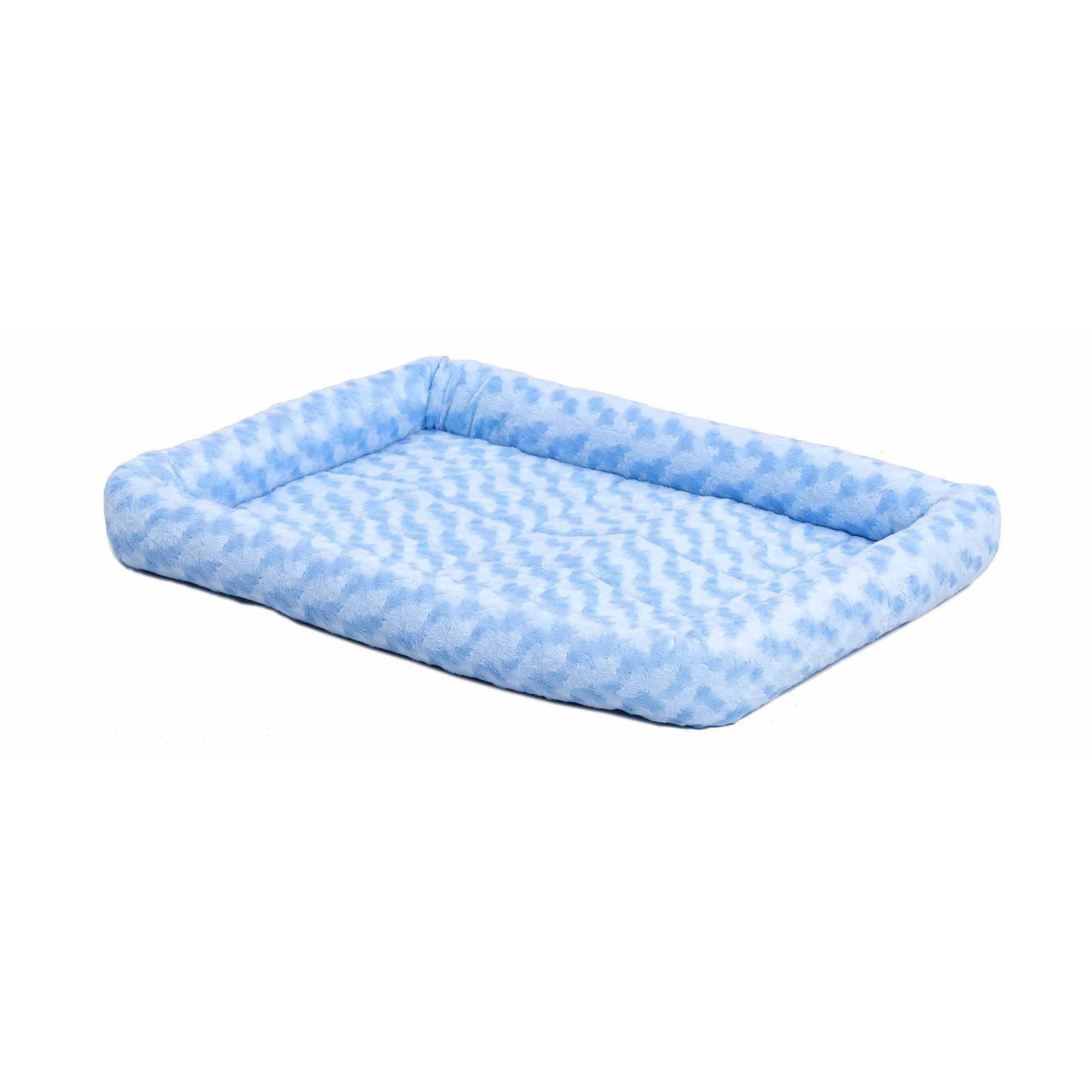 MidWest QuietTime Pet Bed & Dog Crate Mat, Powder Blue, 18"