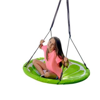 Swurfer Lime Slice 40 in. Round Multi-Person Swing SSW40-0008