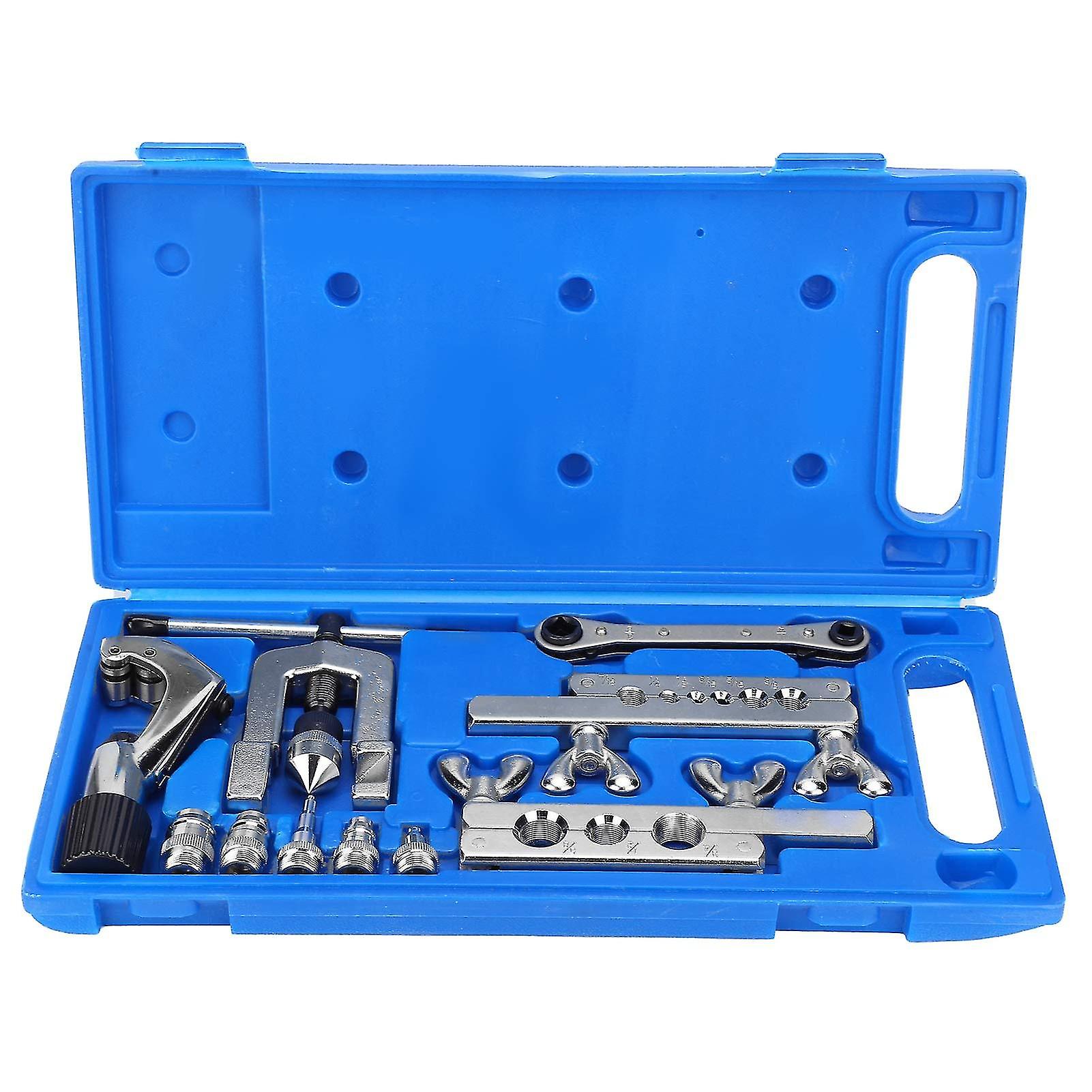 Flaring Tool Set， Simple Flaring Tool And Crim Tool Kit For Reaming Pipes And Pipes - 10 Pieces