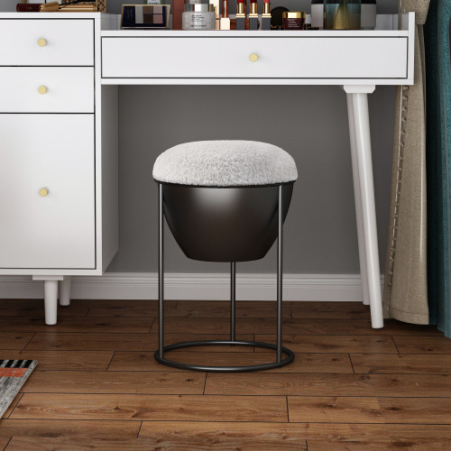 ottoman  Storage Footstool  Modern Accent Stools M...