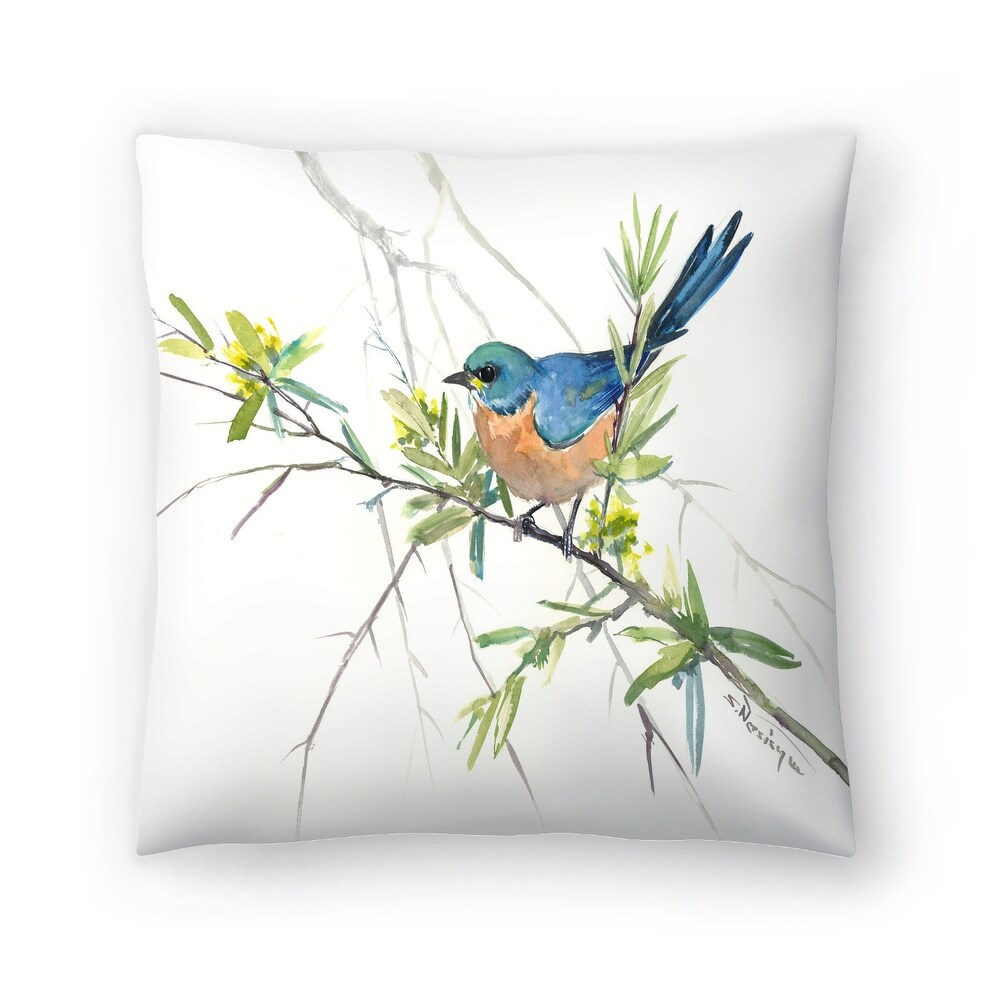 Bluebird 8   Decorative Throw Pillow