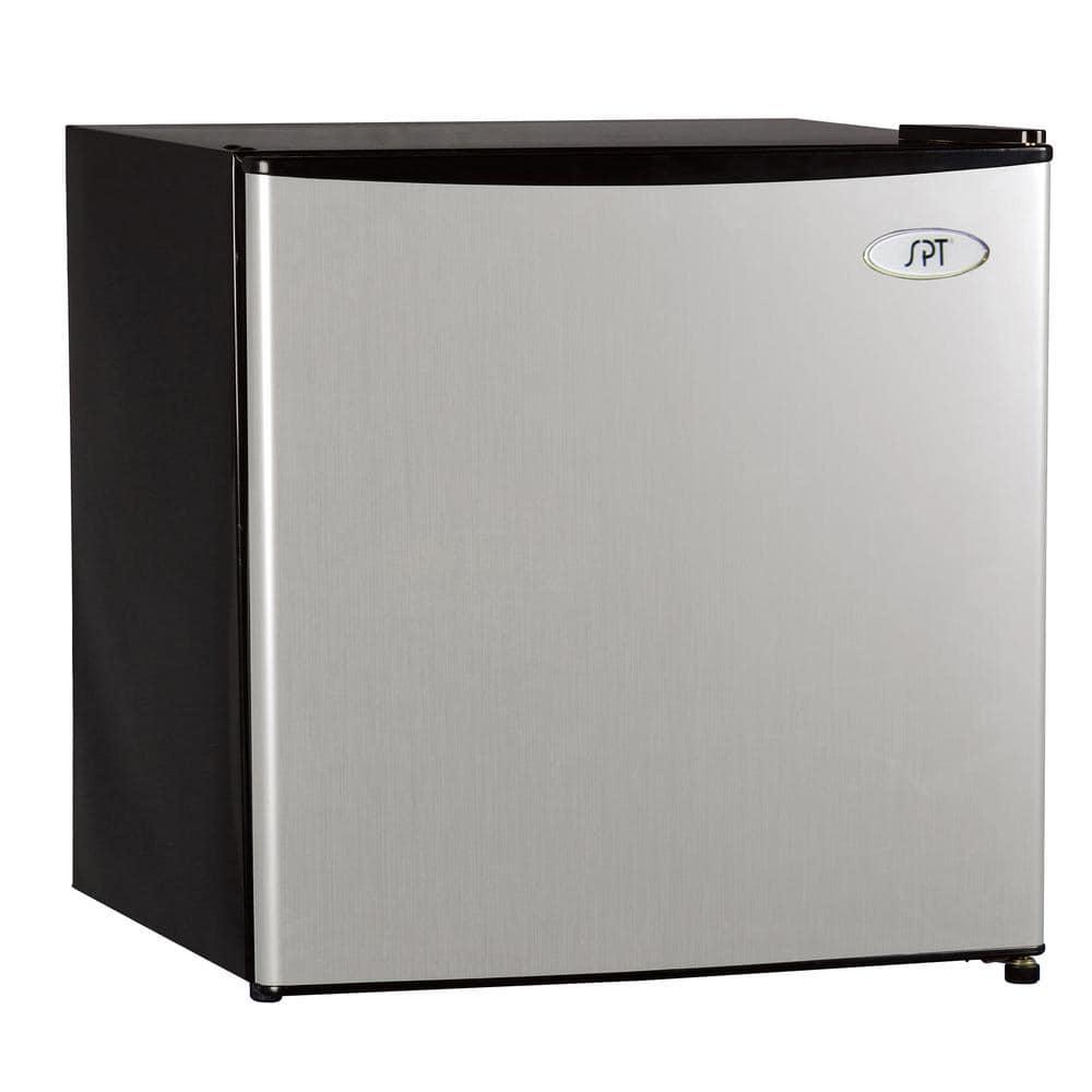 SPT 17 cu ft Mini Fridge in Stainless Steel with Freezer