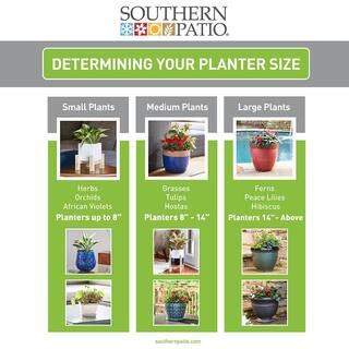 Southern Patio Brentwood 8.5 in. x 6.1 in. 4 Qt. White Ceramic Indoor Pot (2-Pack) CRM-064886A