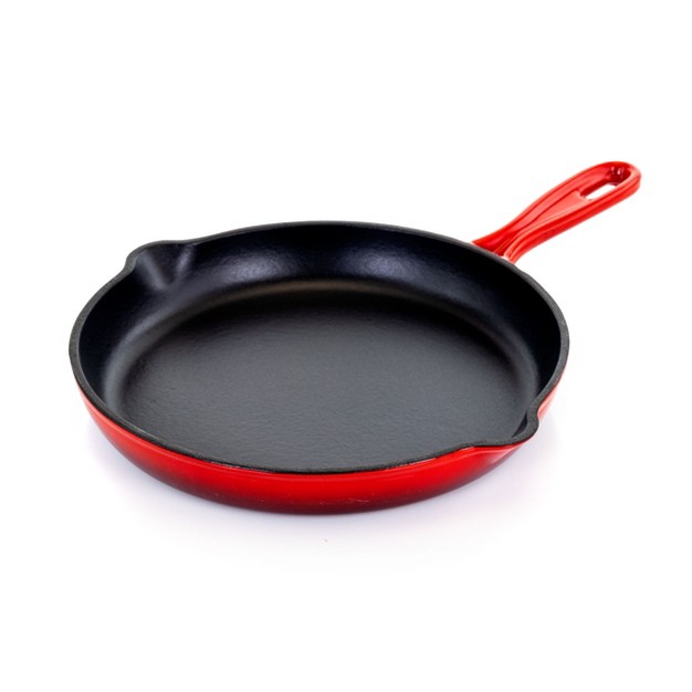 Megachef Round 10 25 Inch Enameled Cast Iron Skillet