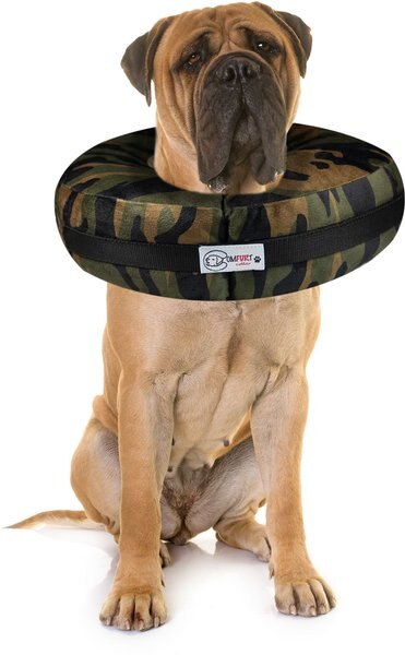 Comfurt Collar Dog and Cat Recovery Collar， Camo